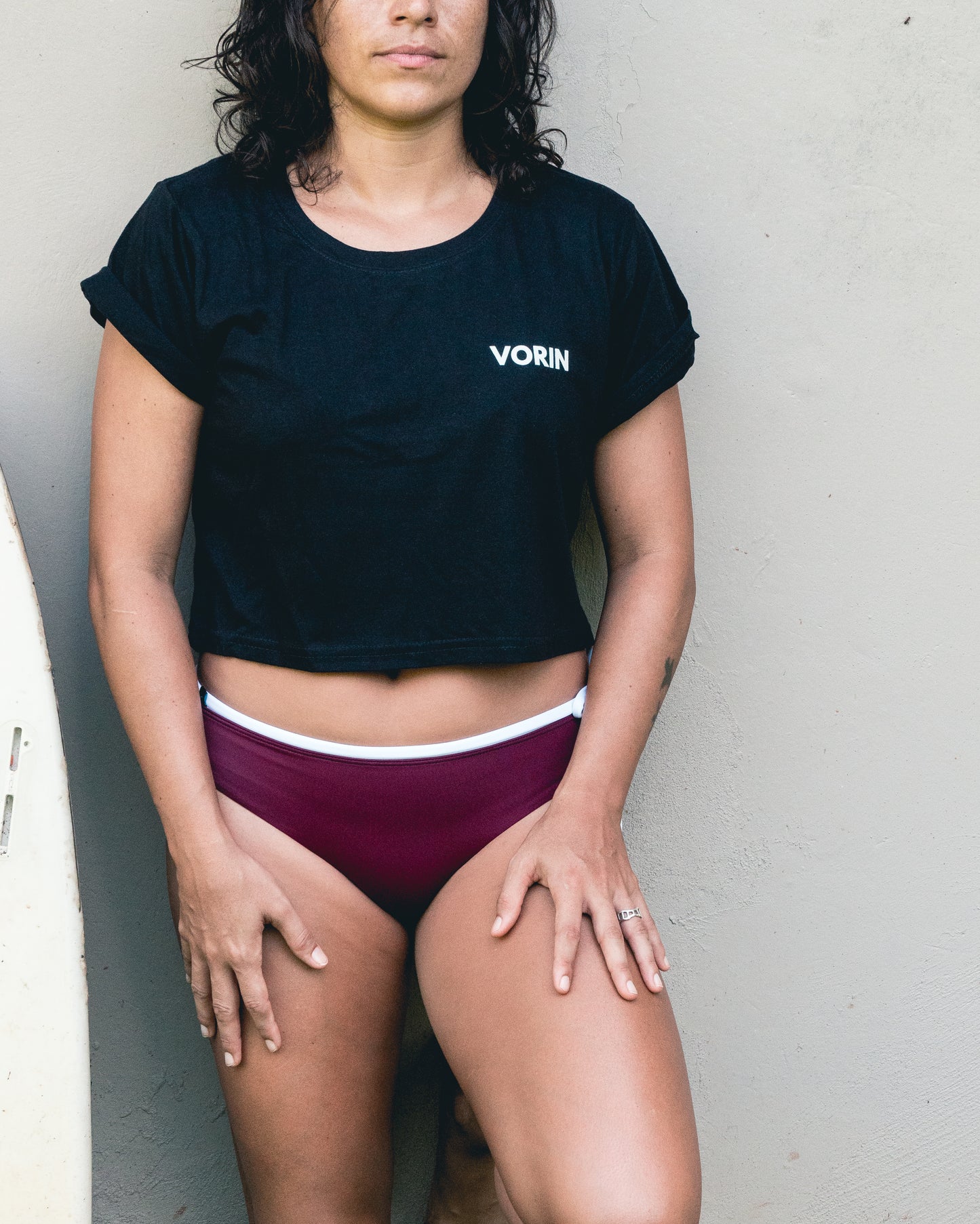 Crop Top "Pura Vida Costa Rica" Negro
