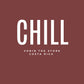 Bucket Hat CHILL Bordó – Sombrero Unisex | VORIN
