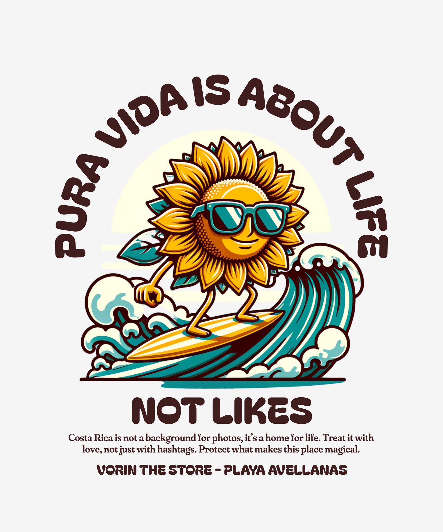 Crop Top Vorin "NOT LIKES" | Blanco