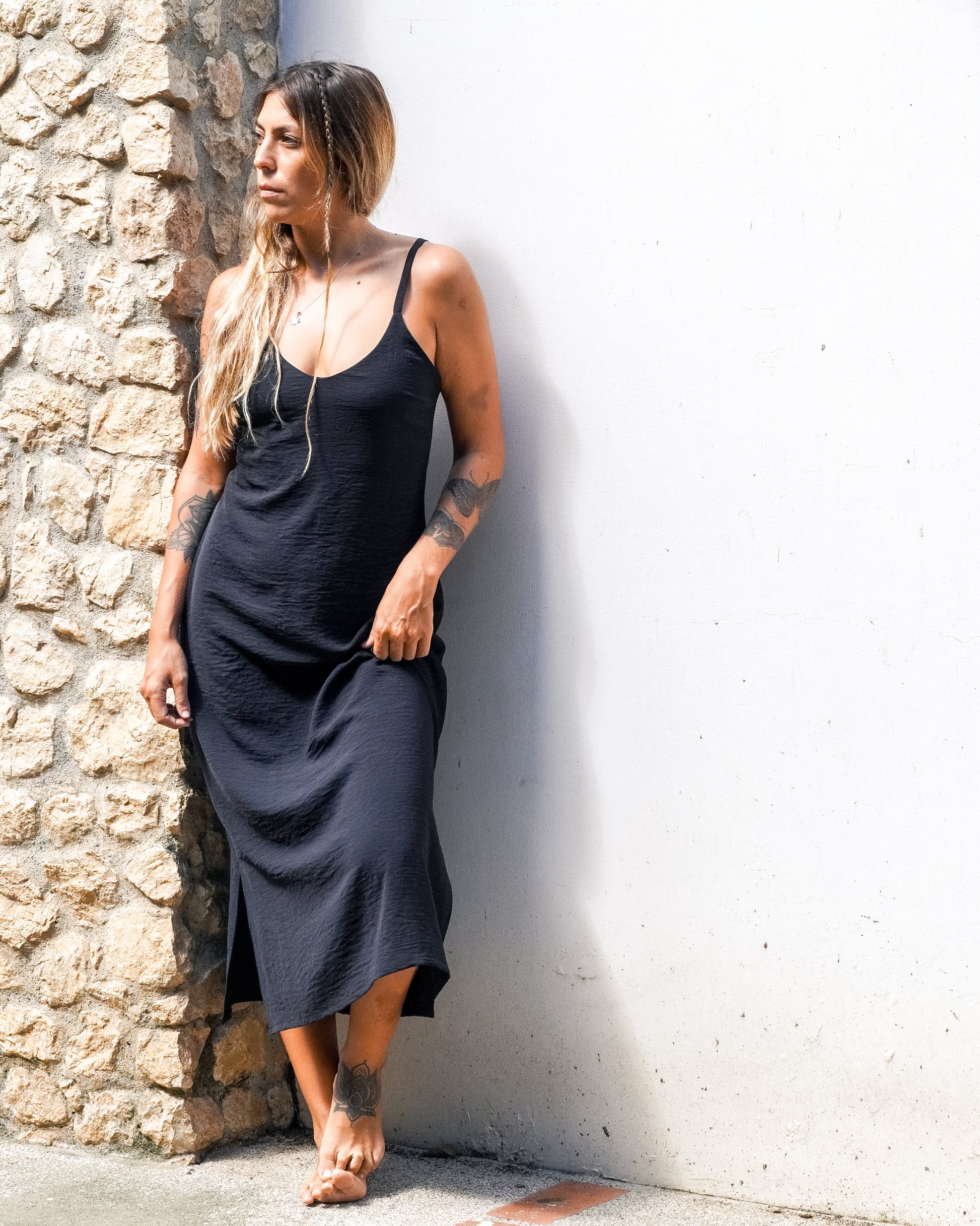 Vestido Largo // Negro – Fiorella Vorin