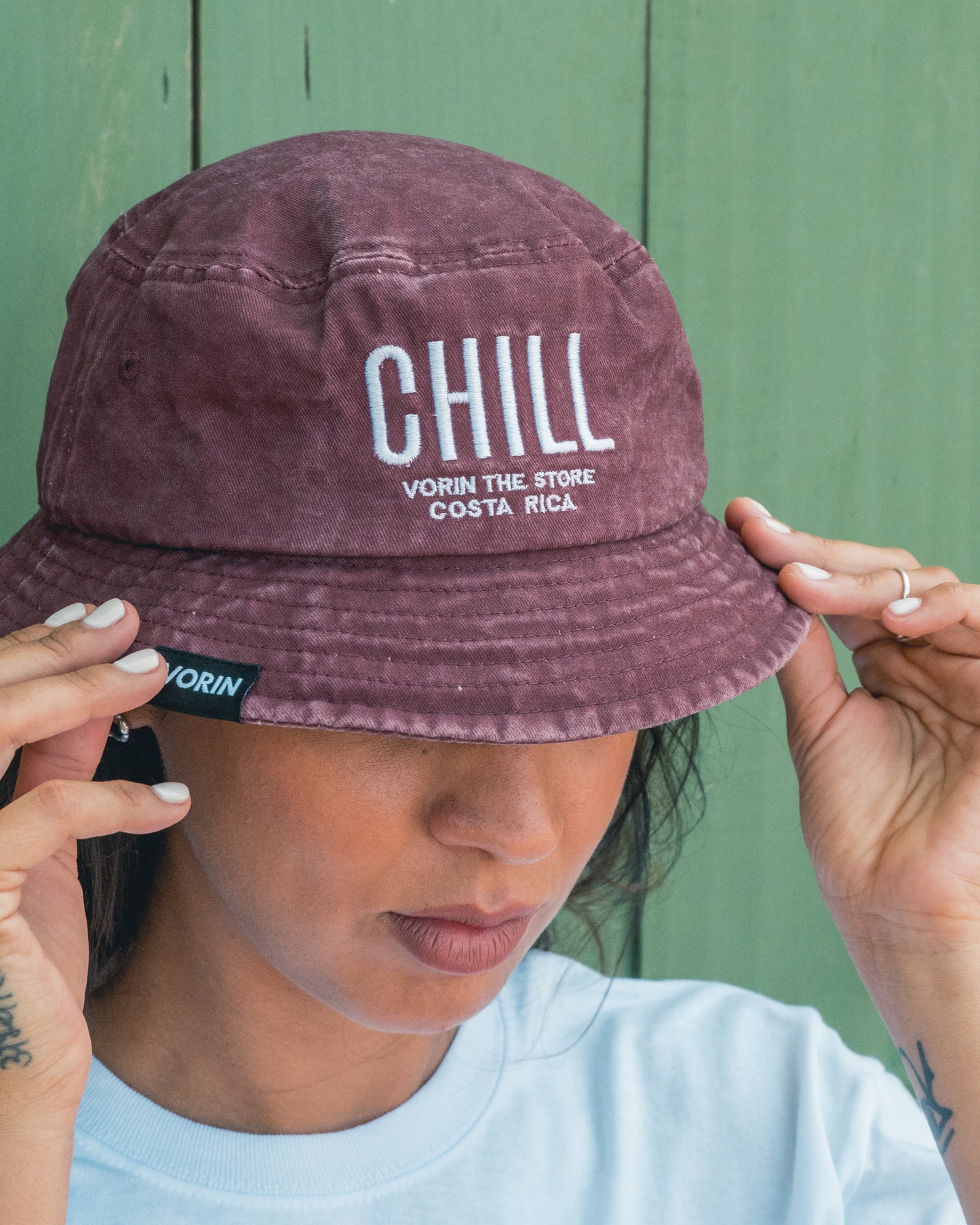 Bucket Hat CHILL Bordó – Sombrero Unisex | VORIN