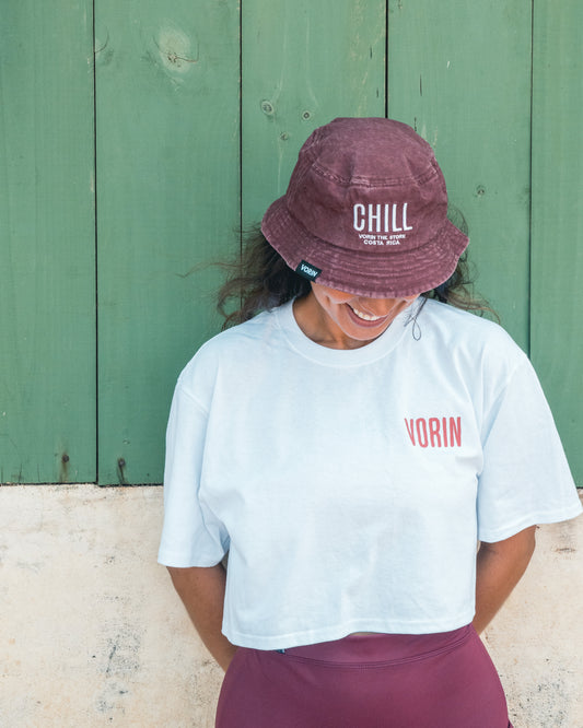 Bucket Hat CHILL Bordó – Sombrero Unisex | VORIN