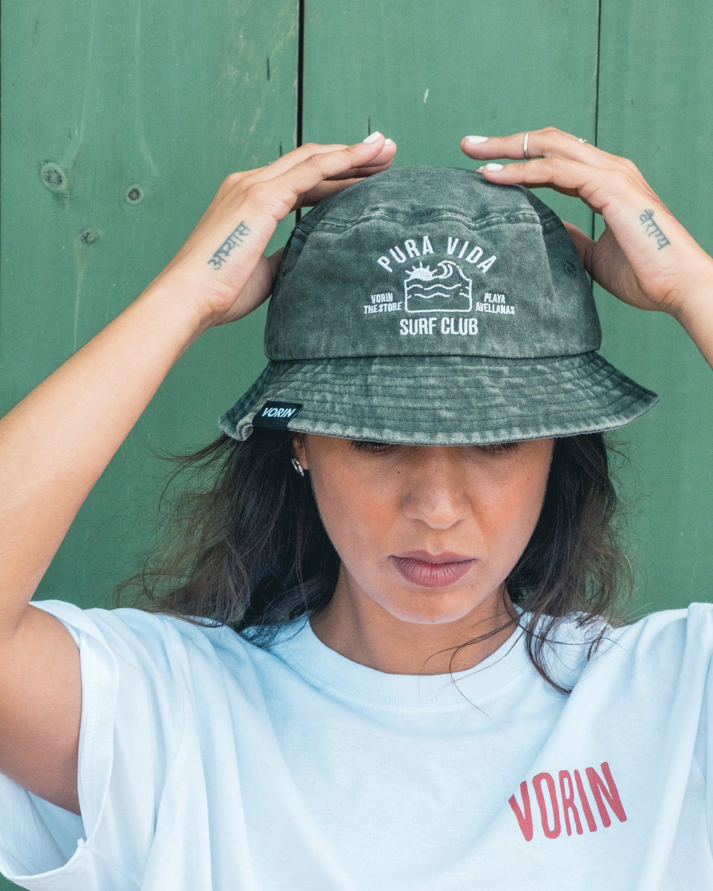 Bucket Hat SURF CLUB Verde – Sombrero Unisex | VORIN