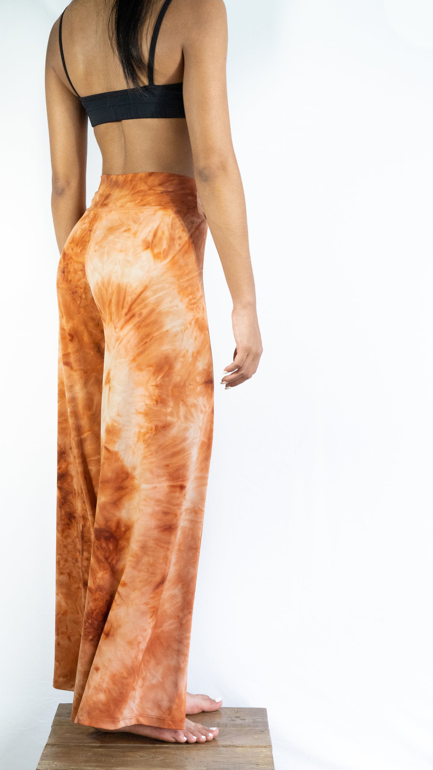 Pantalon Ancho - Tie Dye Naranja