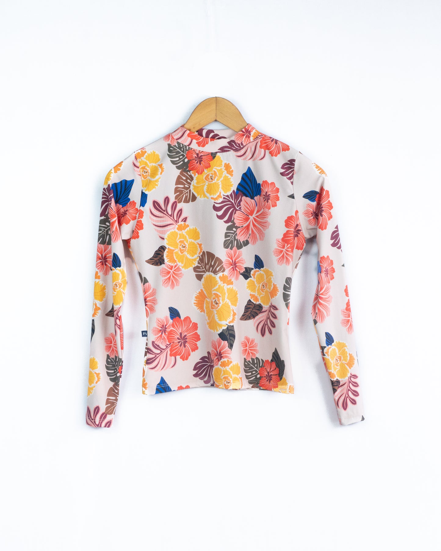 Rashguard Beige con flores